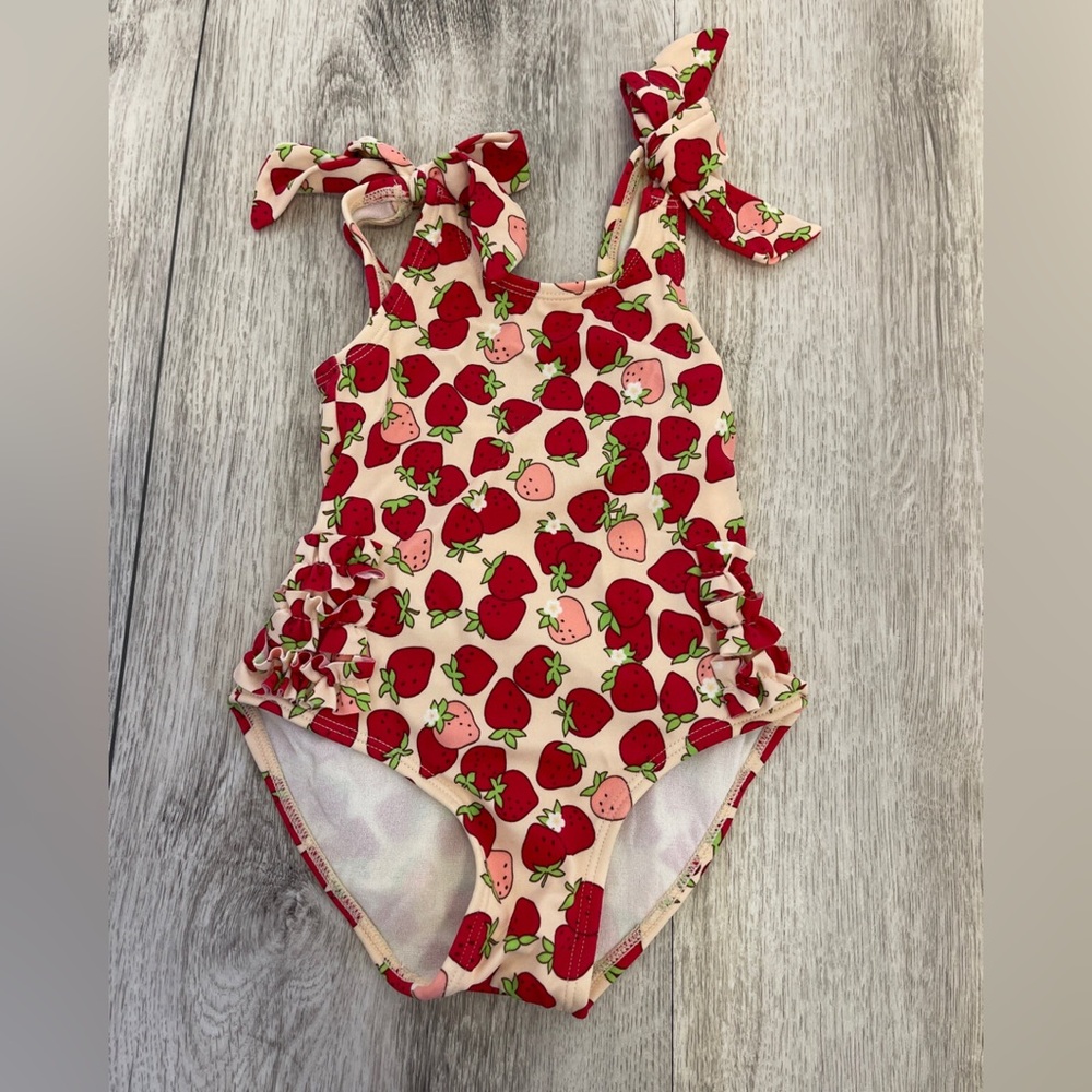 Gymboree 3-6 Months Strawberry Bathing Suit -PLAY